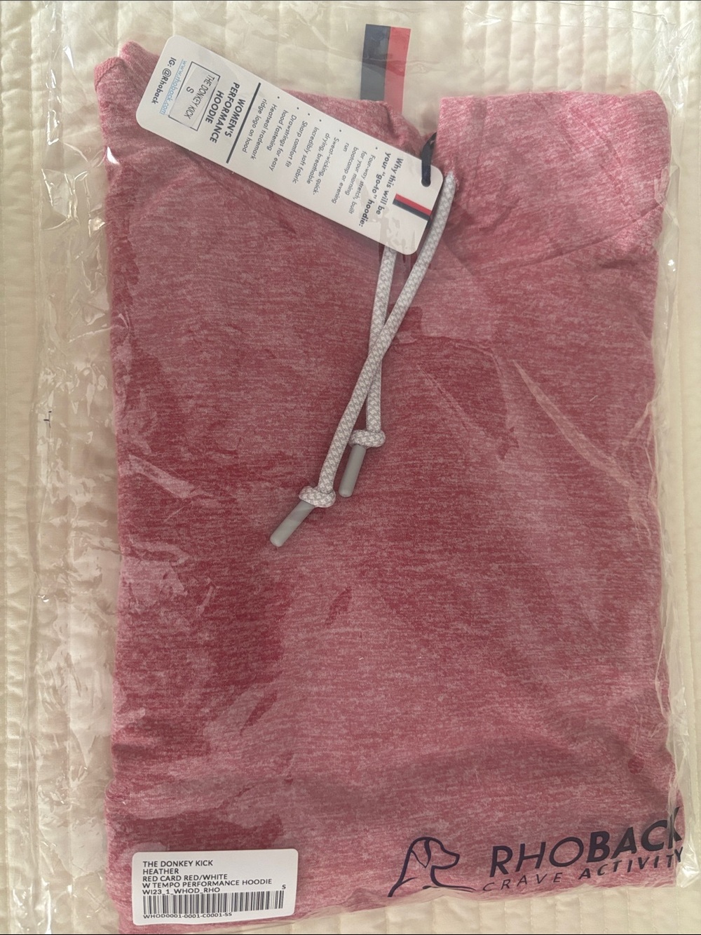 Rhoback Heather Rose Track Joggers in Rose Pink hoodie and jogger set